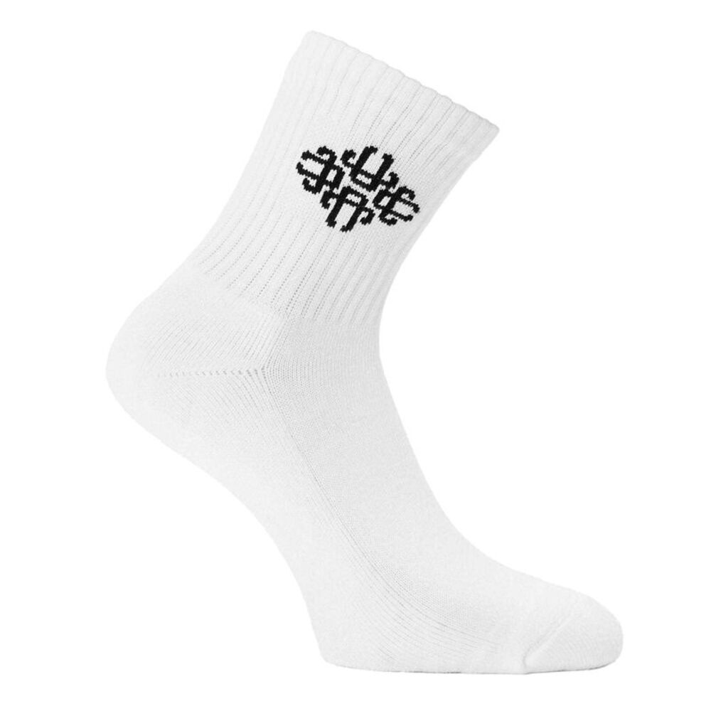 Couture Club Womens/Ladies Emblem Sports Socks / White
